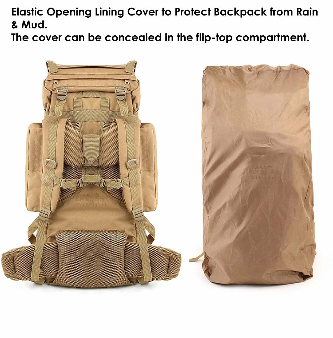 Elevate your outdoor adventures with the 70L tactical backpack, your rugged companion for conquering any terrain.