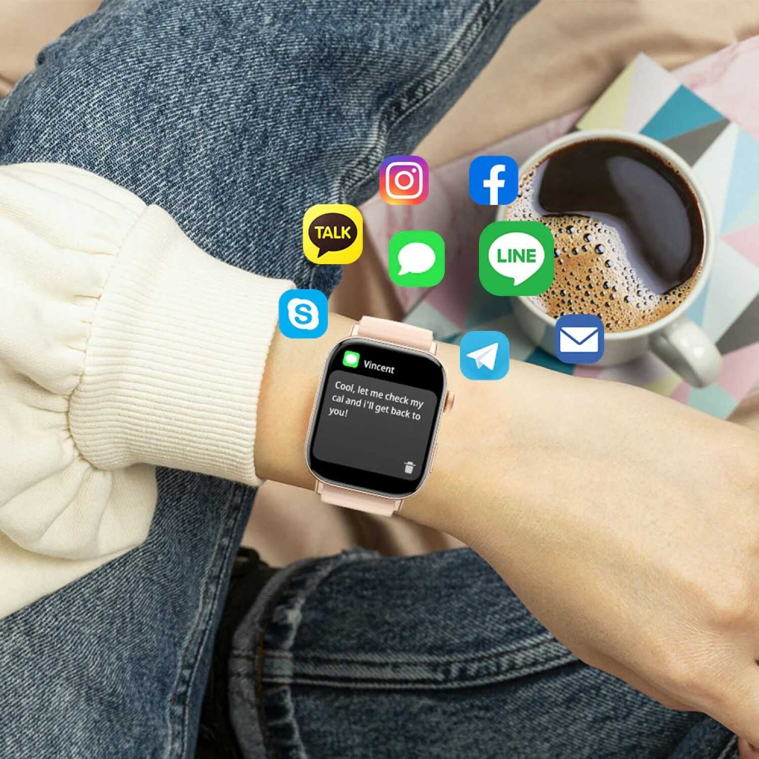 Colmi C8 Max Voice Calling Smart Watch 1.93 Large Hd Color Display Health And Fitness Tracking Smartwatch For Men And Women