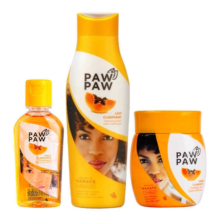 Body Oil for Skin Glow Moisturizing Vitamin C Brightening Lightening Skin Paw Paw Pawpaw Whitening Papaya Oil for African Women