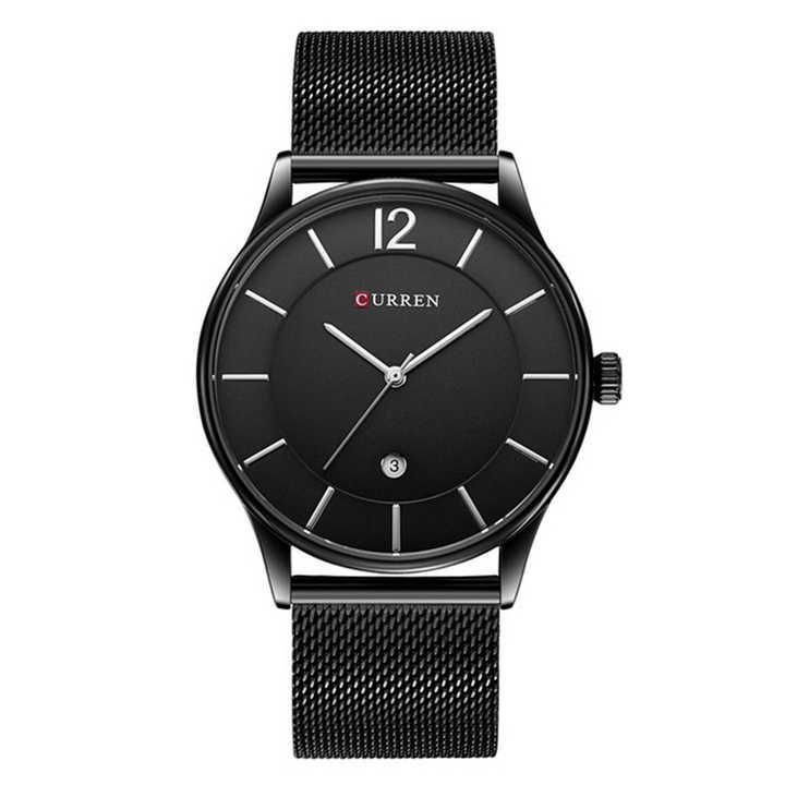 curren 8231 Luxury Simple Fashion Watches Prices Quartz Men Watches Ultra-thin Full Steel Male Clock Date Wristwatch