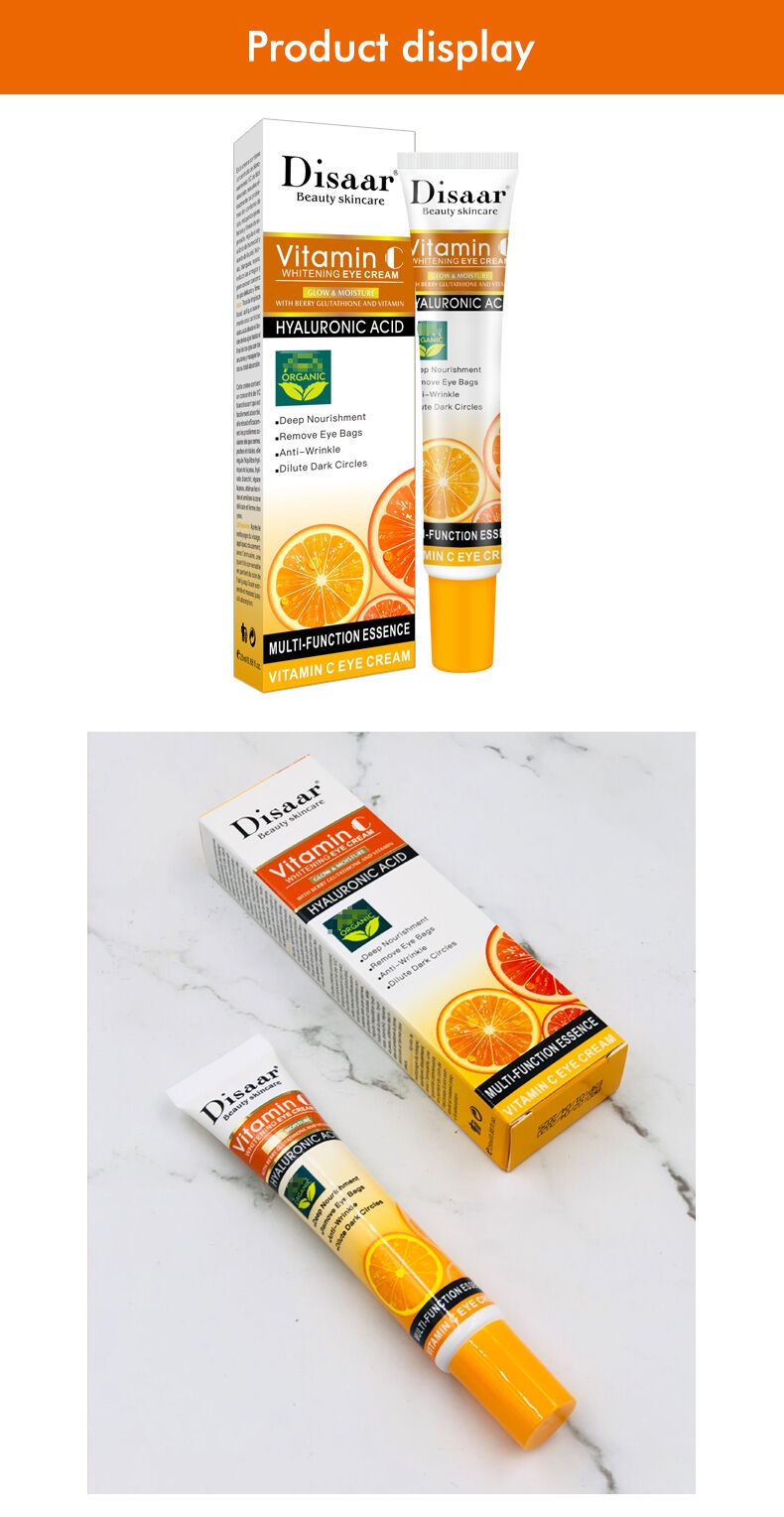 Disaar Beauty Vc Eye Bags Removal Eye Cream Instant Wrinkle Remover Eye Cream for Dark Circles and Puffiness