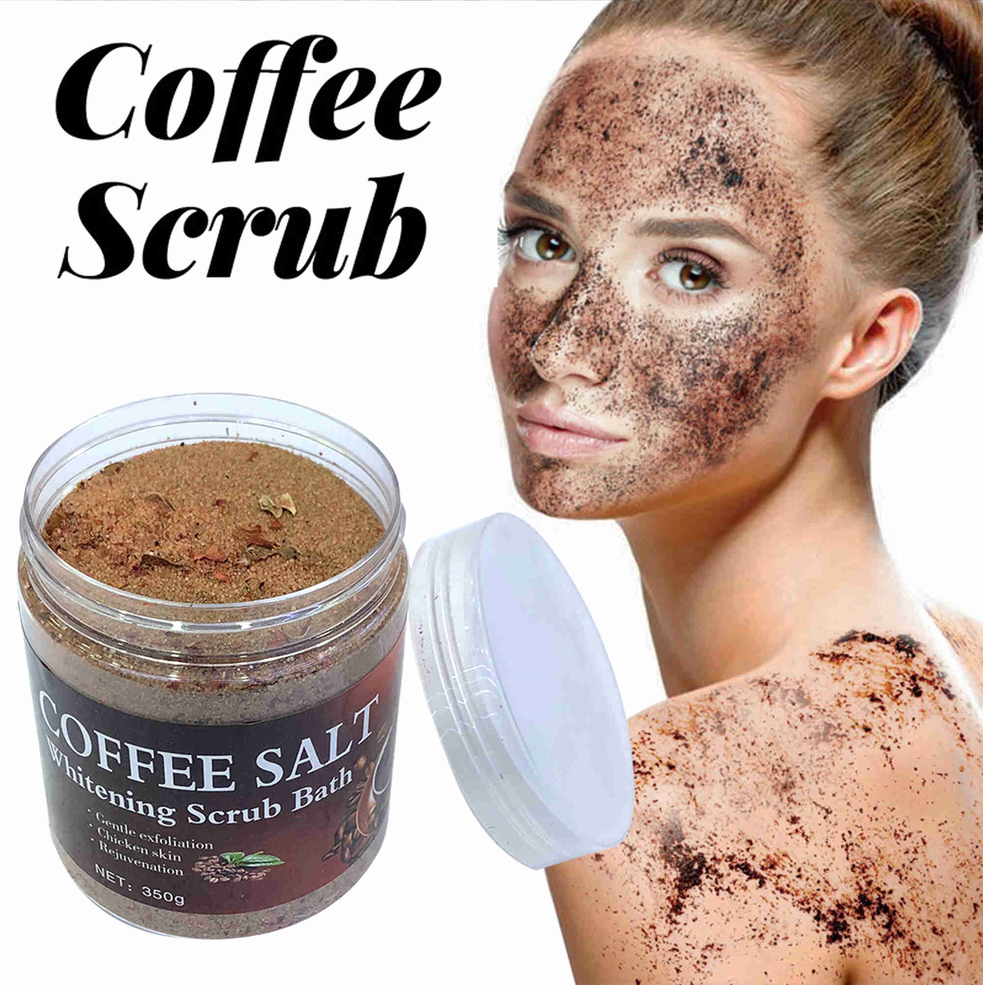 High Quality Scrubs Manufacturers Organic Coffee Scrub SPA Bath Salt Deep Clean Exfoliator Whitening Skin Care