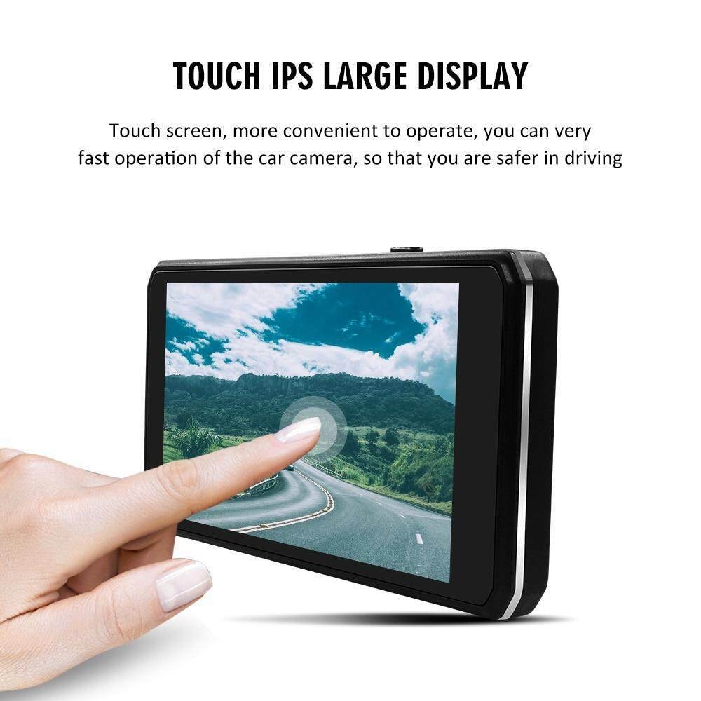 Ekleva Car DVR 2 Cameras Lens 4.5 Inch HD Dash Camera Dual Lens With