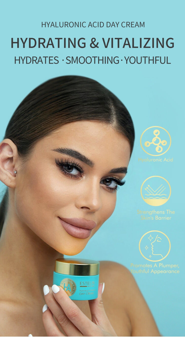 ESTELIN Skin Care Moisturizing Hydrating Hyaluronic Acid Day Cream 50g