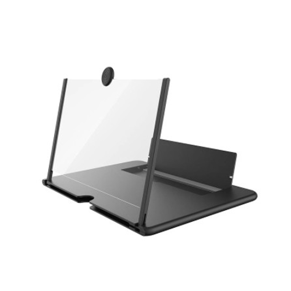 10英寸高清视频放大器支架3D手机屏幕放大镜折叠手机桌支架，用于电影和游戏