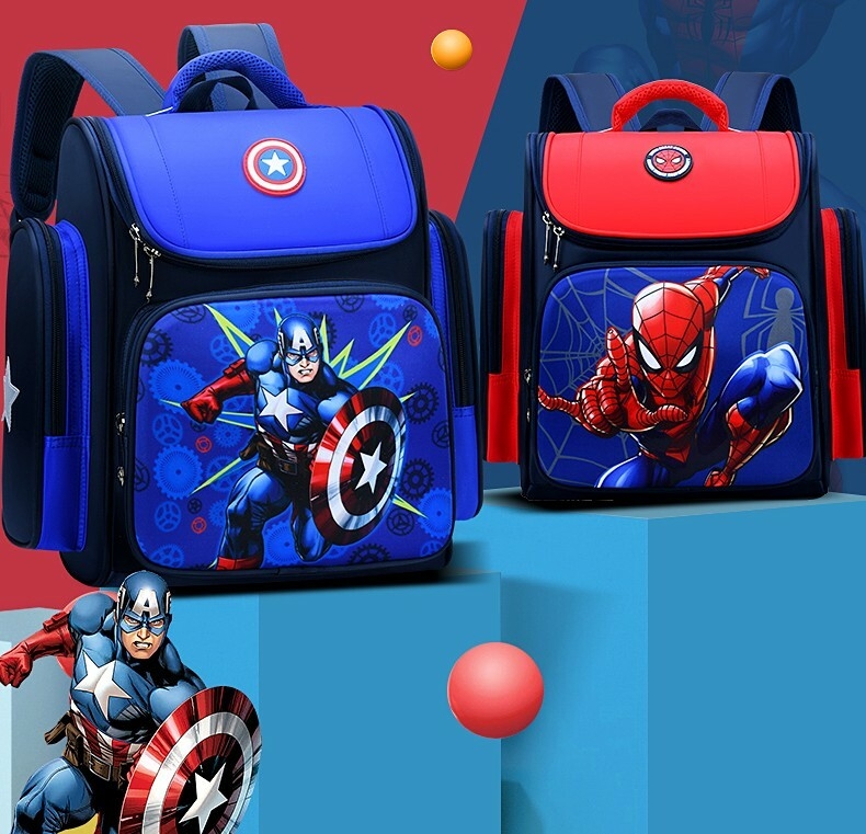 Wholesale nylon teen fashion boys orthopedic kids backpack school bag
