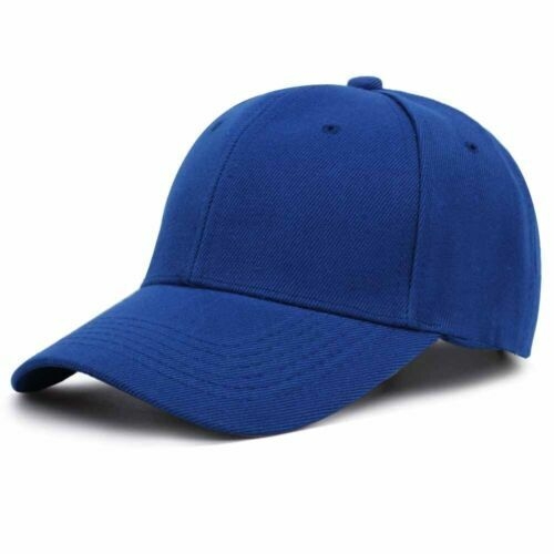 Classic Adjustable Baseball Snapback Hat Men Women Plain Flat Hip Hop Cap Visor - Picture 7 of 12