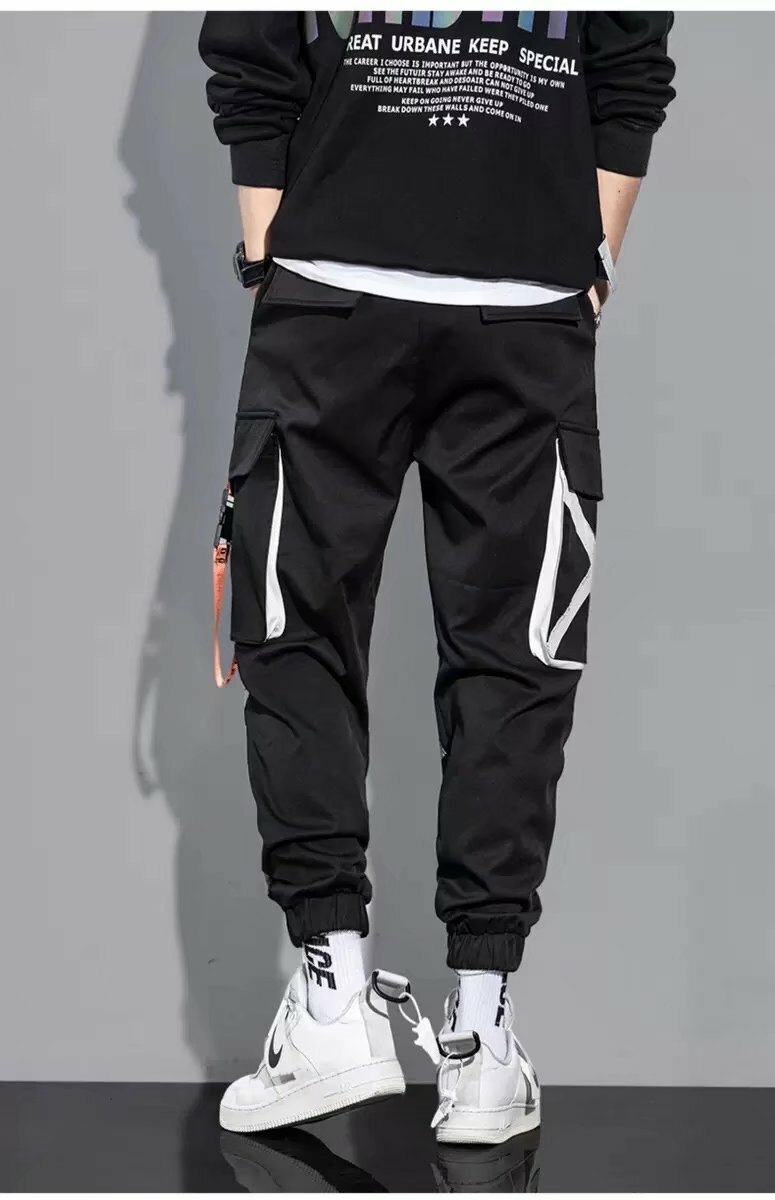 Fashion Classic Streetwear Casual Pants Men Jogging Pants Male Slim Fit ...