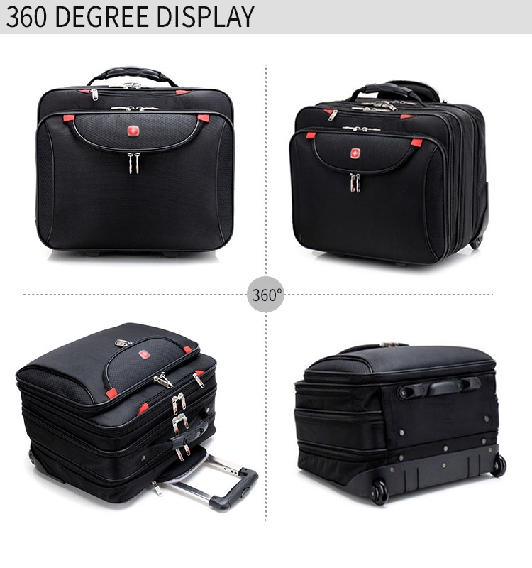 Great quality trolley luggage business luggage bag big capacity carry-on suitcase factory wholesale
