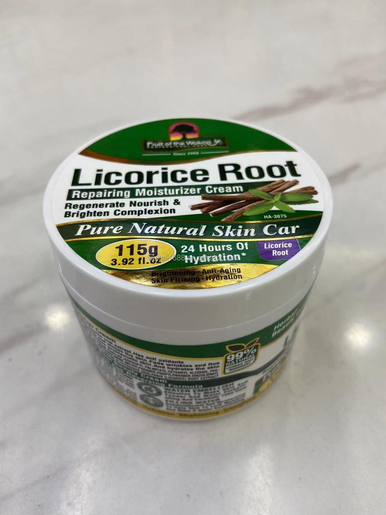 Pure Natural Fruits Extractct Wokali 150ML Licorice Root Face wash Foaming of Deep Cleaning Tendering Softening & WHITENING