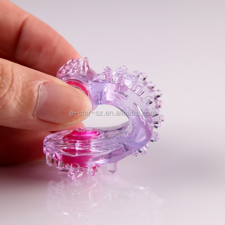 Silicone Vibrating Sex Toys Cock Ring Penis Ring, Ejaculating Delay Cock Ring