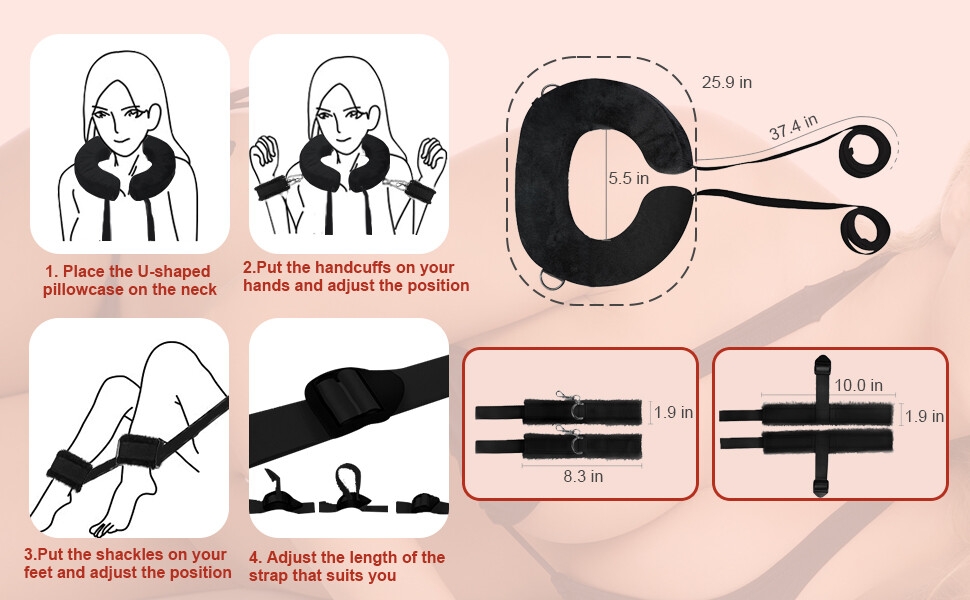 B-DSM B-ondage Restraints Sex Toys