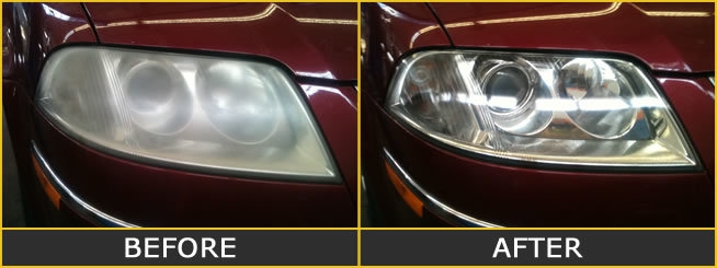 Image result for headlight restoration before after