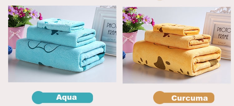 China Factory Wholesale Hot sell High Quality Microfiber Custom Bath Towel Face Towel Hand Towel set