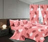 7 Pcs Duvet  with a Curtain Bedding Set