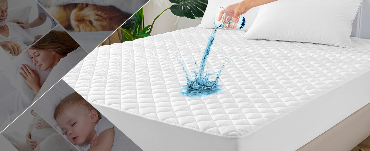 The Right Choice - All Your Families Will Love UNILIBRA Waterproof Mattress Protector!