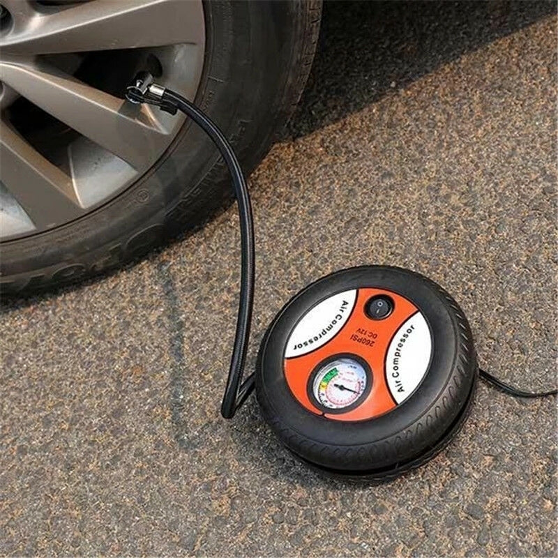 Car Air Pump 260PSI DC 12V Auto Pump Portable Electric Mini Tire Inflator Air Compressor drop shipping (9)