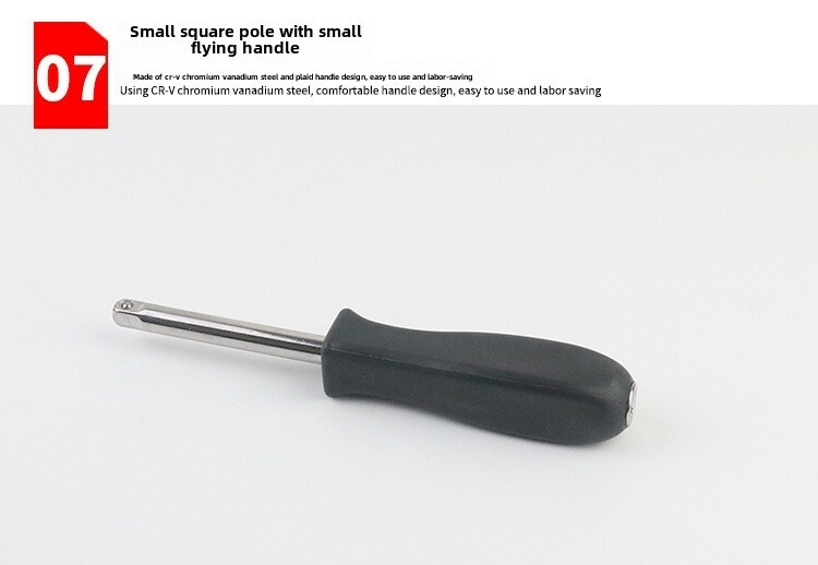 Wholesale 46-Piece Steel Hand Tools for Vehicle Repair Motorcycle & Car Home Use Ratchet Socket Wrench Combination Tool Box Case