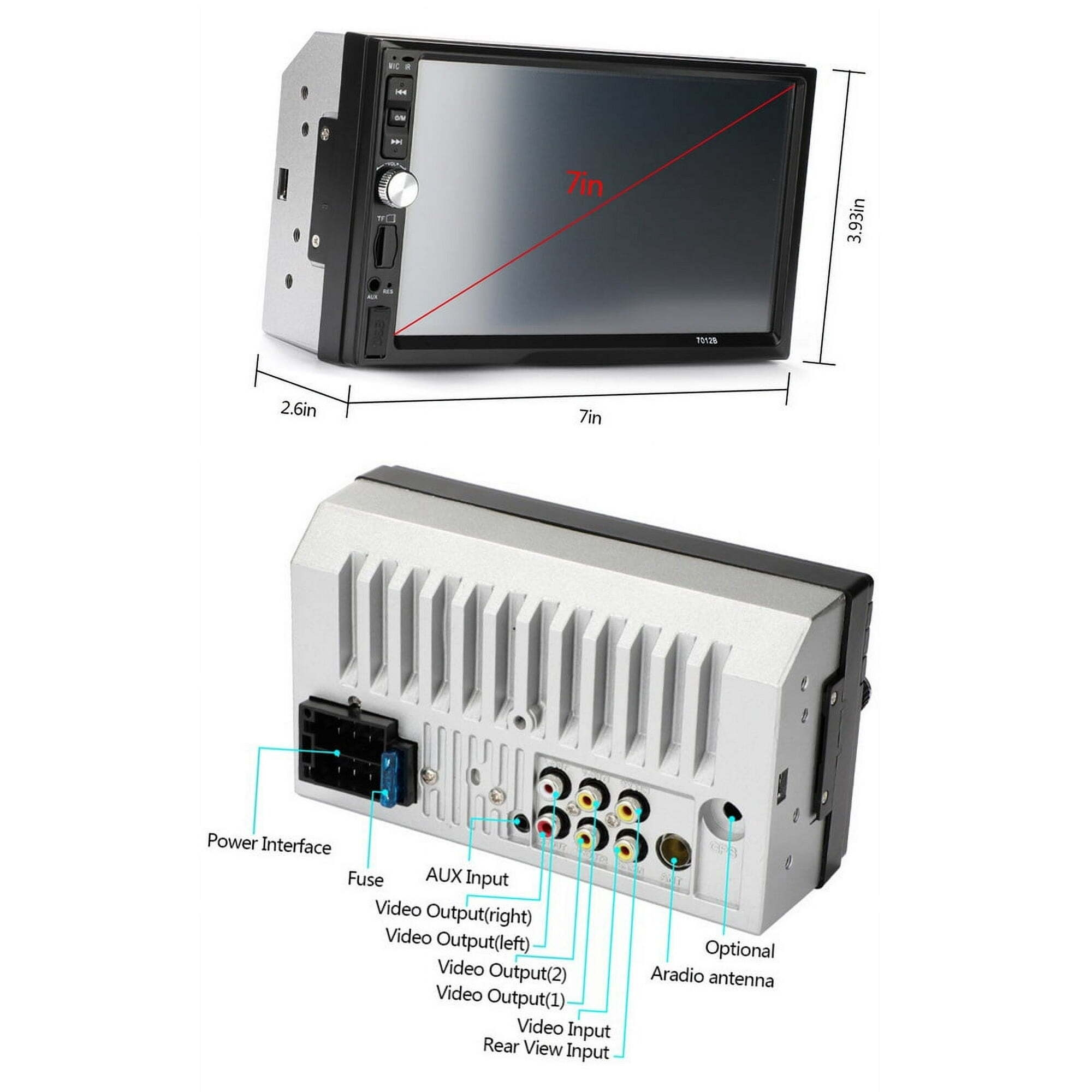 Polarlander Multimedia MP5 Player 2 Din 7