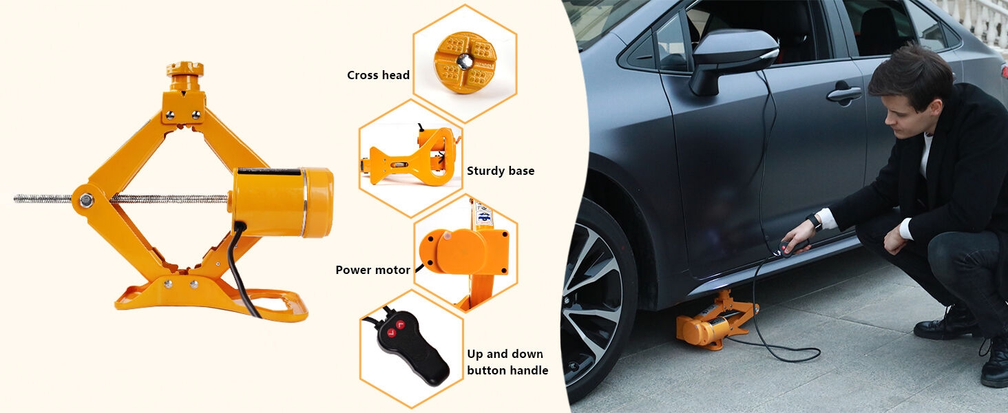 electric car jack 2T