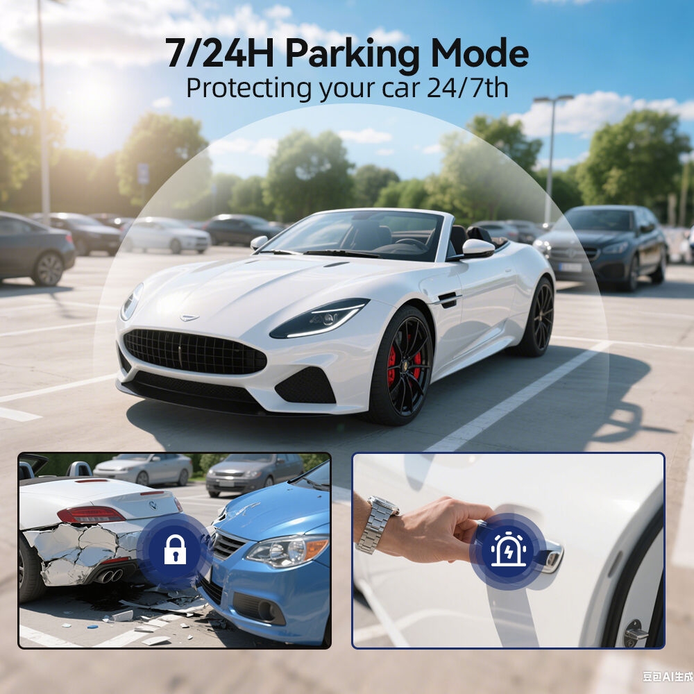 Single 2k Dashcam Loop Recording Wireless WiFi Dash Cam Front with App G-Sensor 24H Parking Mode Dashcams for Cars