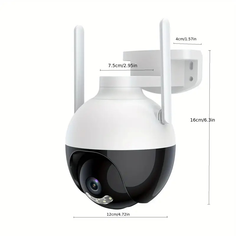 1pc full hd 1080p wifi camera 2mp icsee home security wireless camera ai smart human tracking motion detection 2 4g alarm push video surveillance smart home security camera mini camera ptz camera two way audio security indoor outdoors details 10