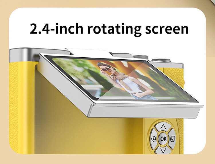 2025 New Flip Screen Camera Built in LED Fill Light 8X Zoom Lens 1080P HD Photography Videography Autofocus CCD Digital Cameras