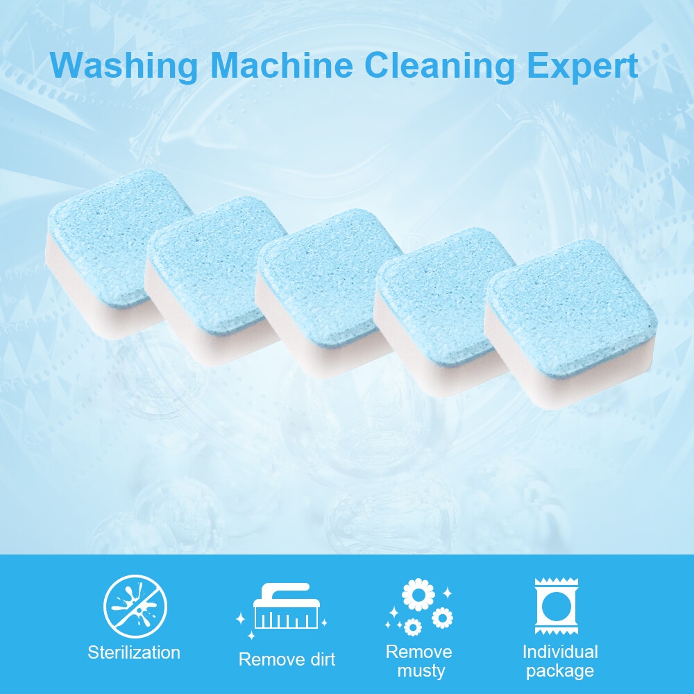 NATRUTH Effervescent Tablets deep cleaning soap washing machine cleaner 30 tablet