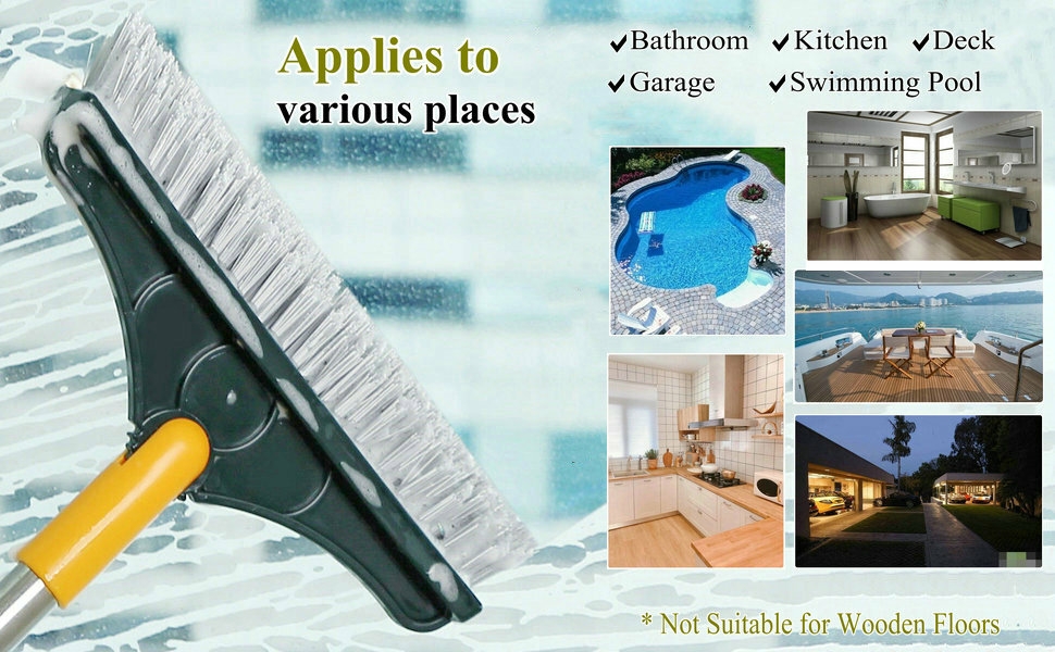 floor scruber with long handle