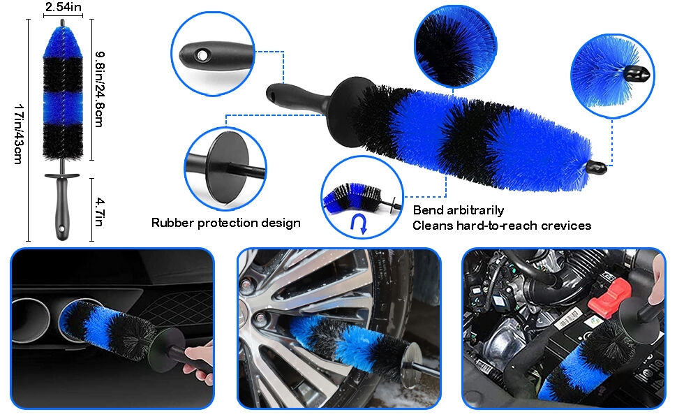 car detailing brush kit