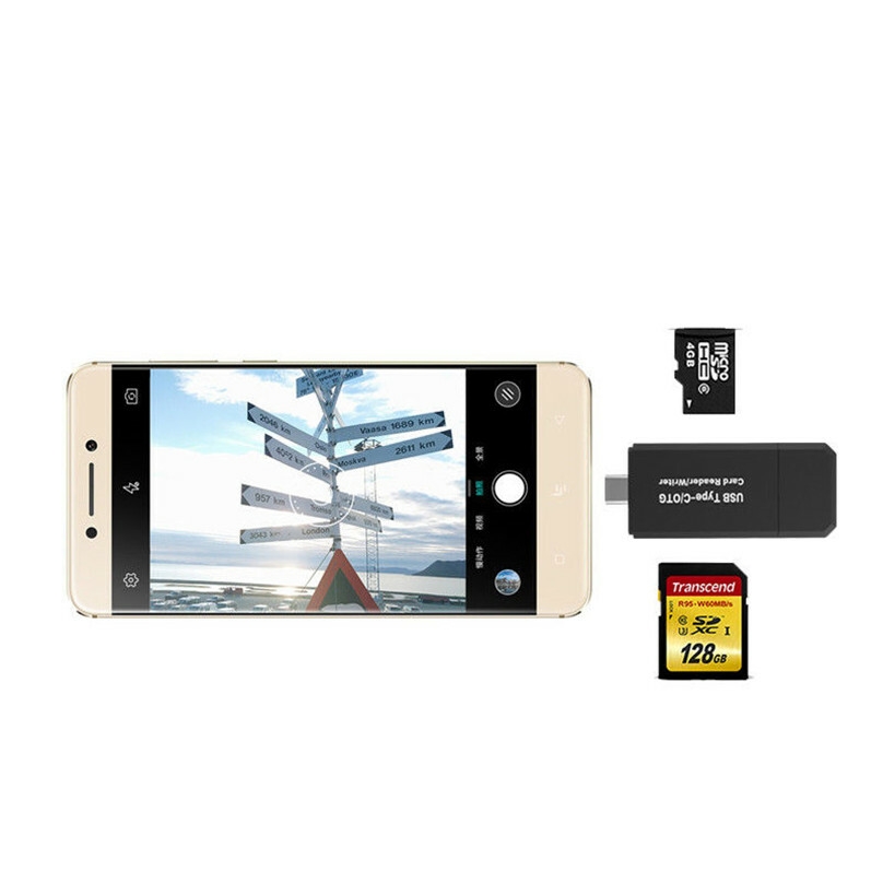 3 in 1 Multifunction Card Reader 480Mbps High Speed Type-c Micro Usb SD Tf Card