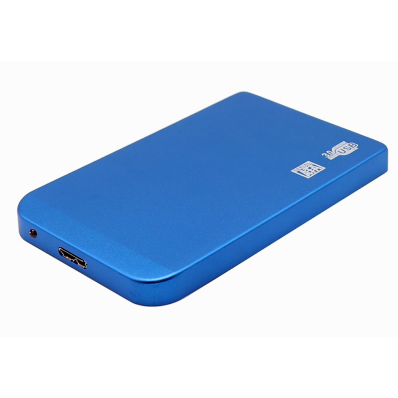 Exquisite portable aluminum external storage 2.5 Inch USB3.0external hard disk drive adapter enclosur