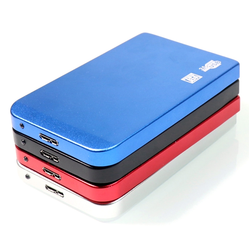 Exquisite portable aluminum external storage 2.5 Inch USB3.0external hard disk drive adapter enclosur