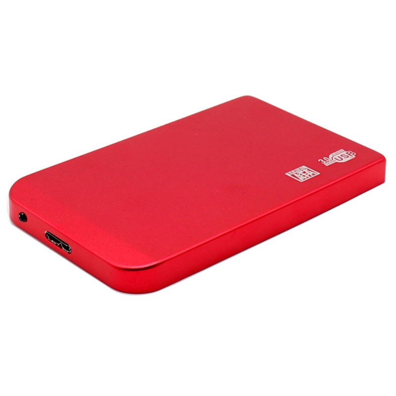 Exquisite portable aluminum external storage 2.5 Inch USB3.0external hard disk drive adapter enclosur