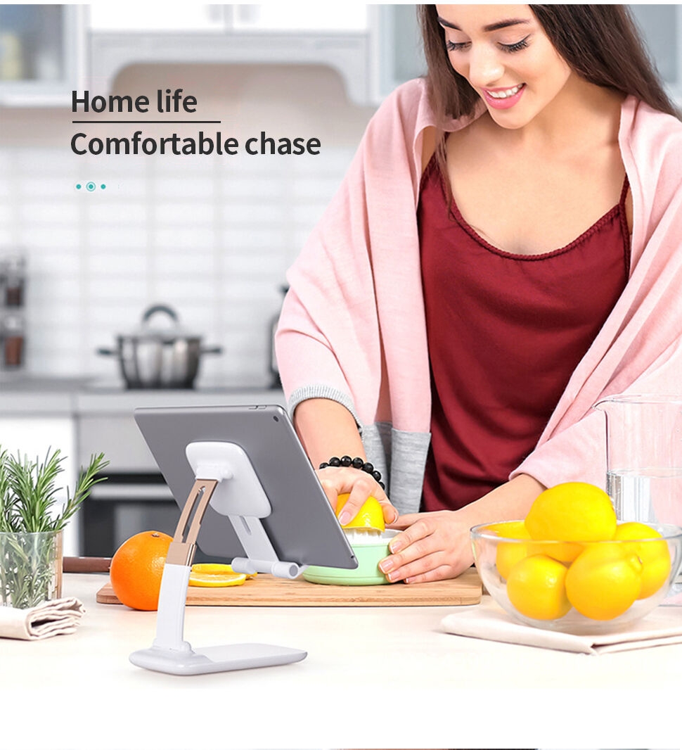 Universal Fully Custom Made Tablet Retractable Foldable Desktop portable Folding Adjustable Tablet Stand Mobile Phone Holder