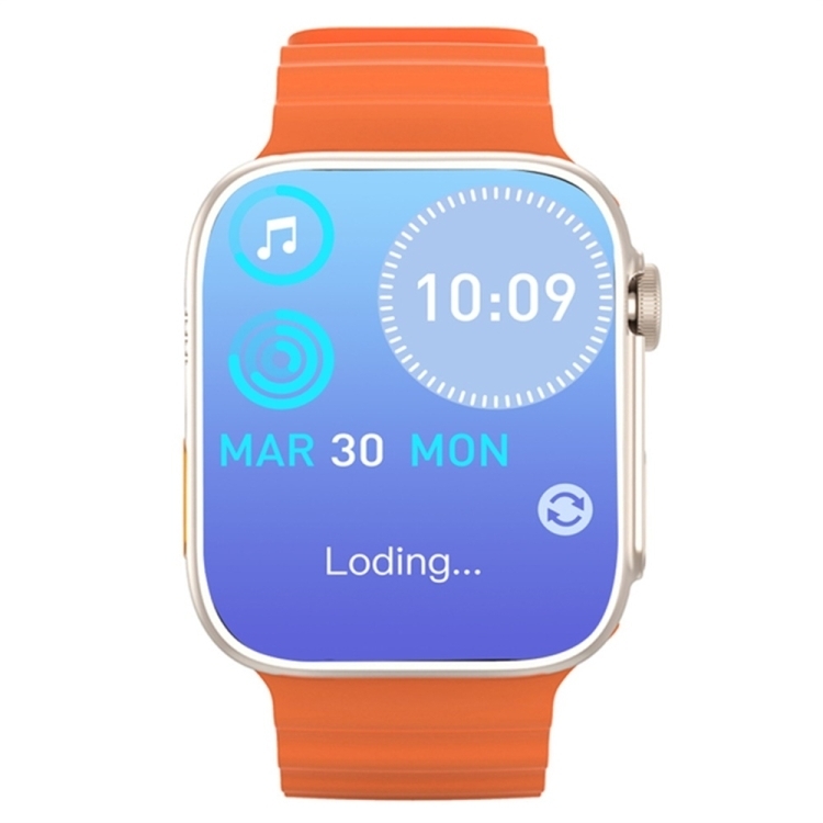 W800 Ultra 2.02 inch Color Screen Smart Watch,Support Heart Rate Monitoring / Blood Pressure Monitoring(Orange) - 1