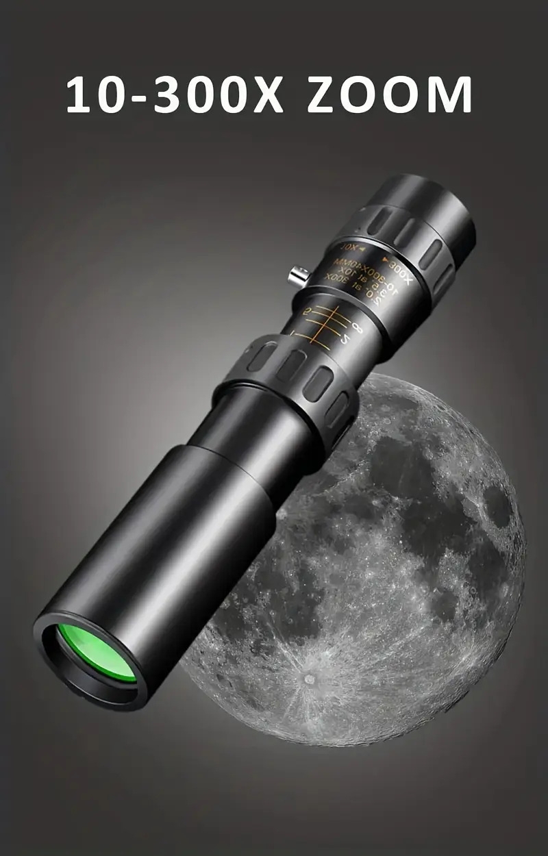 powerful 10 300x40 monocular telescope waterproof portable monocular for outdoor camping bird watching wildlife observation details 0