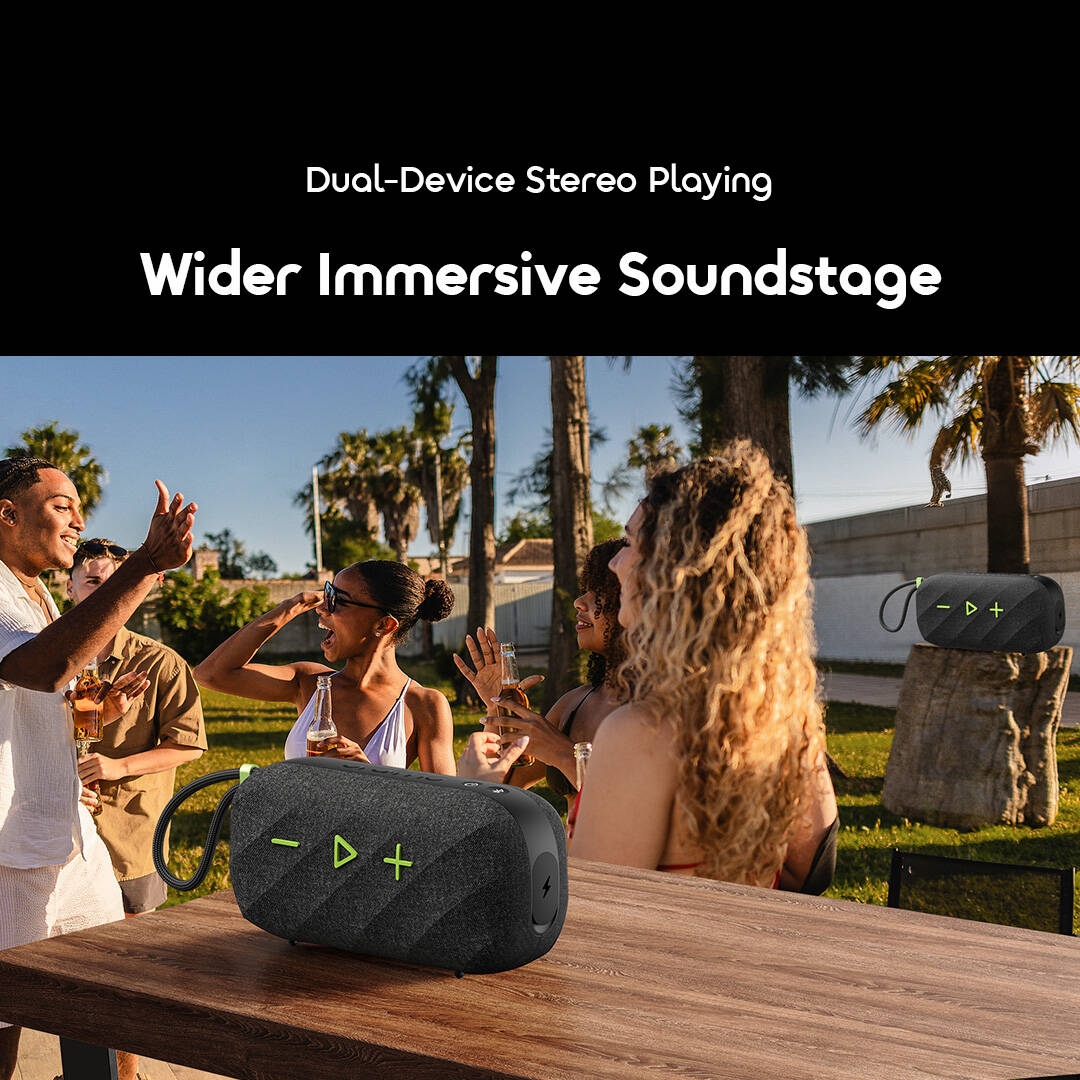 oraimo spacebox active wireless speaker obs-680 7 dual device stereo