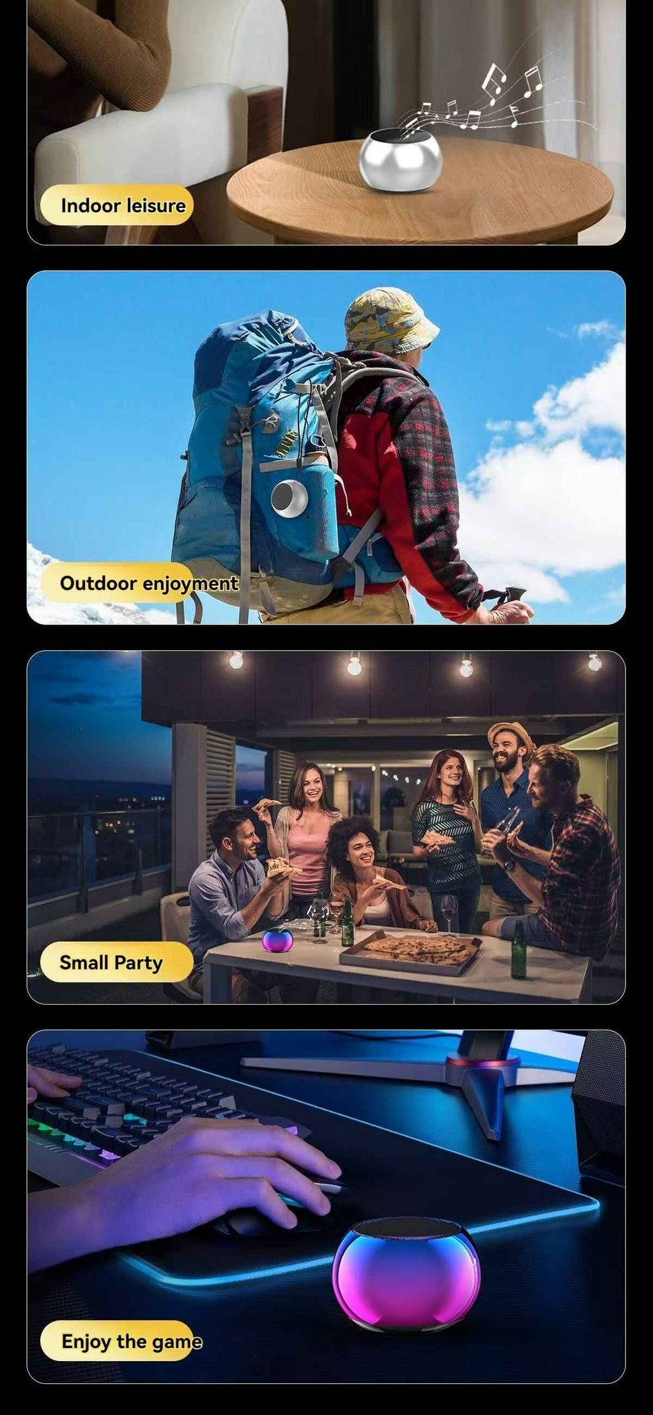 The Best-selling 2025 Mini Is Easy to Carry, with Small Speakers and Loud Sound, Which Is Very Cool, Sonido