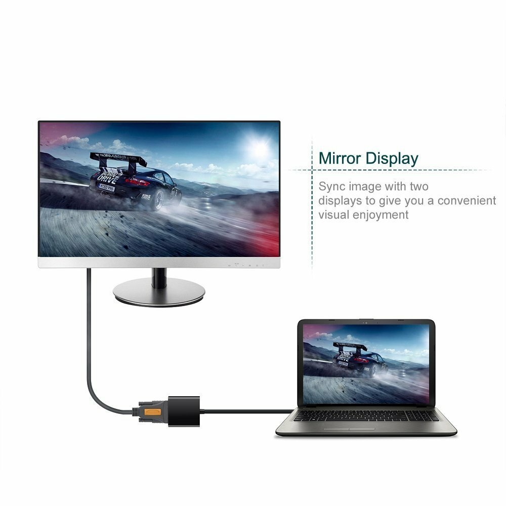 1080P Female HDMI to VGA Male Converter Adapter with 3.5mm Audio portable HDMI Connector