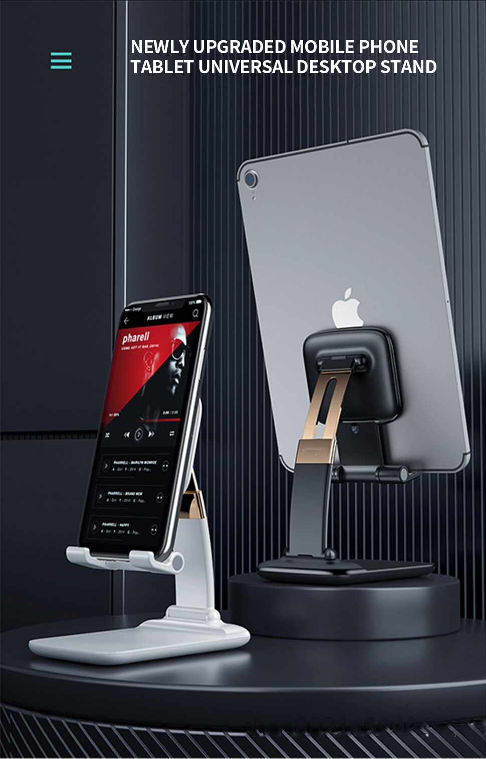 Universal Fully Custom Made Tablet Retractable Foldable Desktop portable Folding Adjustable Tablet Stand Mobile Phone Holder