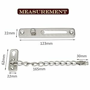 Security Door Chain Lock