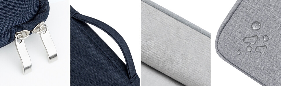 waterproof exterior, padded interior