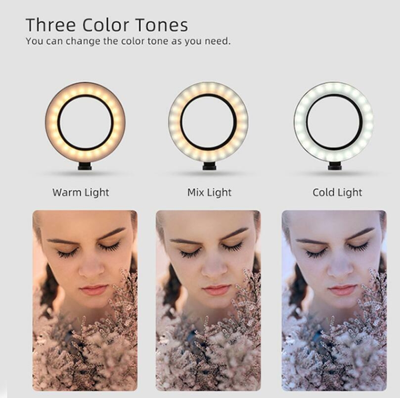 12-Inch LED Ring Light with 2.1m Tripod Stand