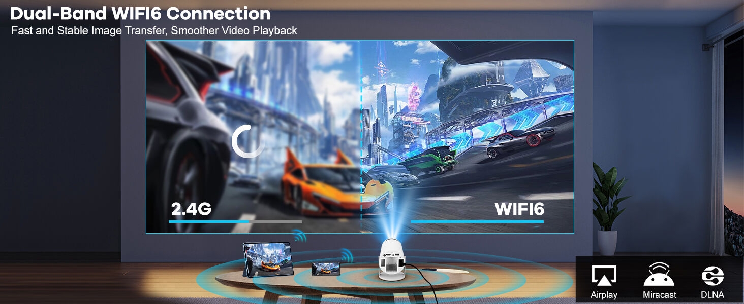 mini projector wifi