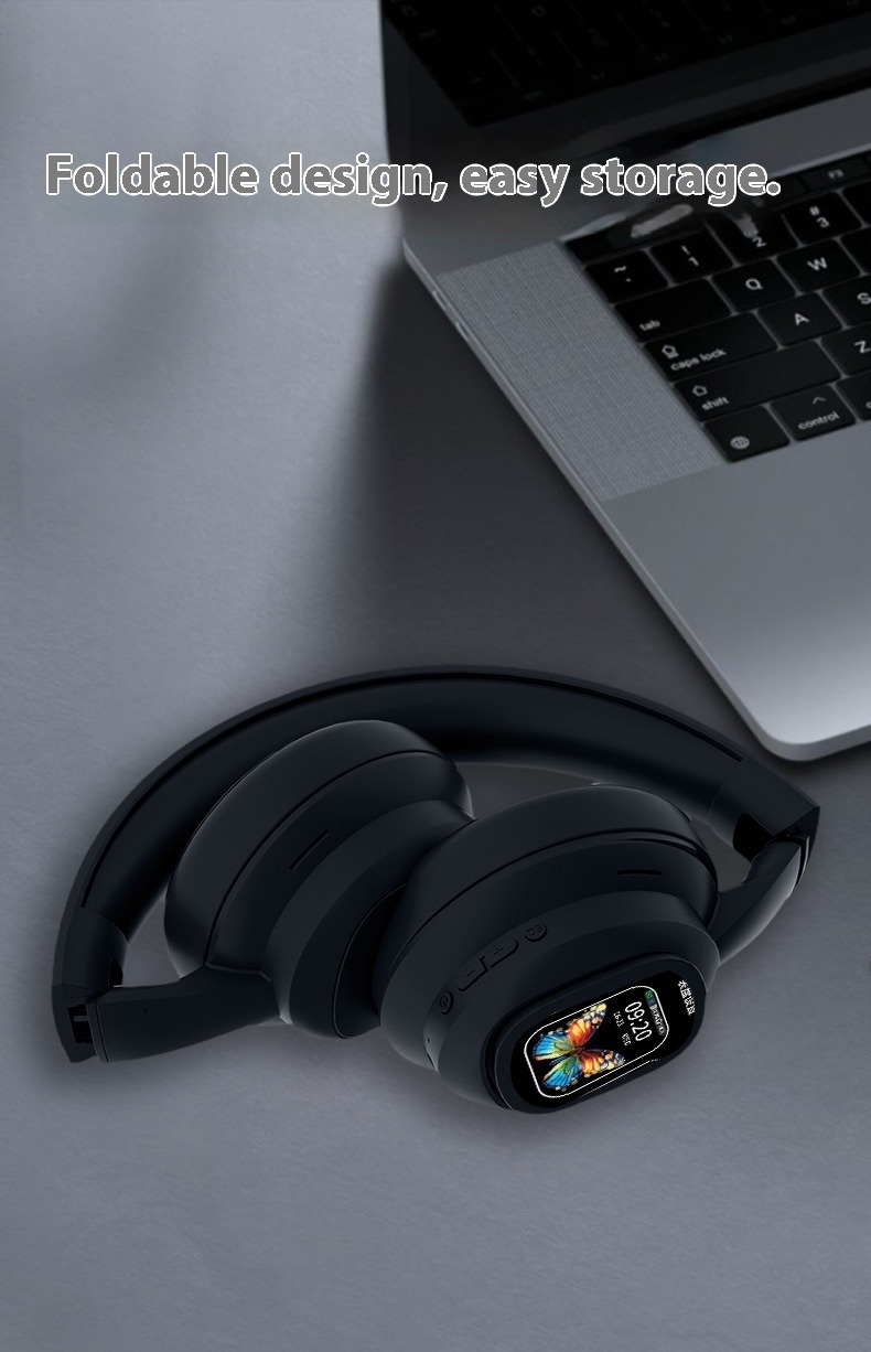 HYUNDAI Modern X1pro Wireless for Bluetooth Headset Not In-Ear Universal Power Noise Reduction Sports Headset LED Battery