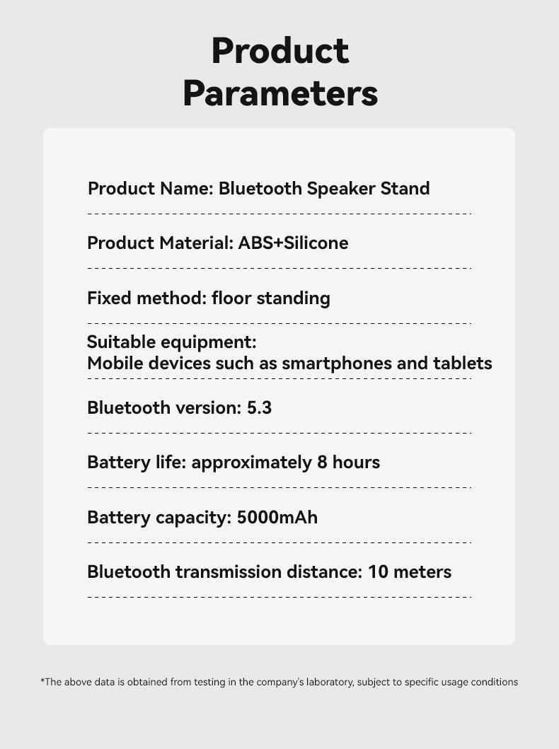 Product Introduction of 4 in 1 Wireless Audio Bluetooth Speaker, 360°Rotation Mount for Phones & Tablet, EmergencyPower Bank (1500 mAh), LED Desktop CellphoneStand Accessories, Bluetooth 5.0 FM HD, Wireless Stereo Pairing, Speaker for Home,Outdoors, Travel Smartphon 10