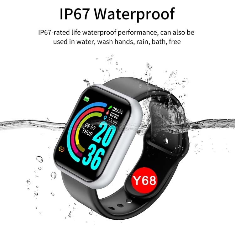 D20 Hot Selling Smartwatch Blood Pressure Heart Rate Monitor Y68 D20 Smart Watch D20s