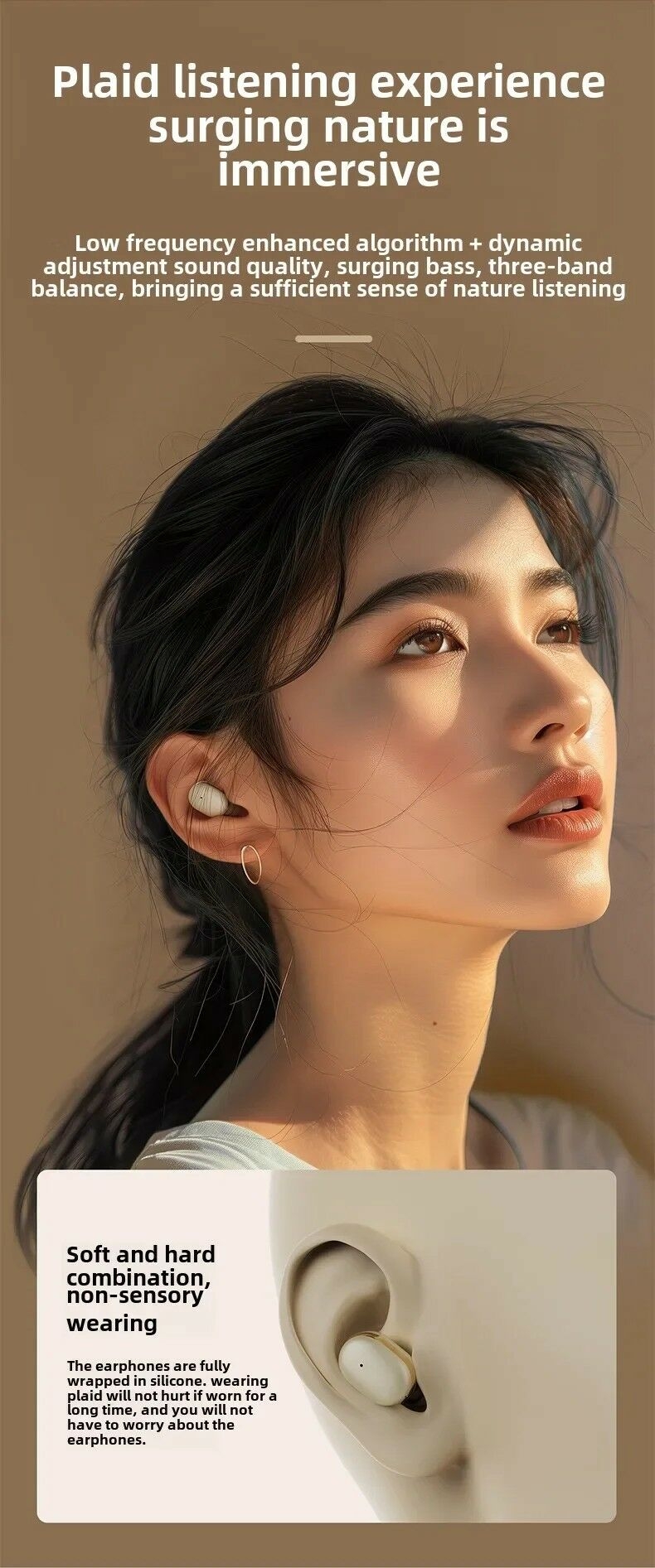 Q31 TWS Earphones Wireless Earbuds BT Version 5.4 True Wireless Stereo Sports Headphones with Mic Gaming Digital Display