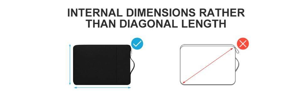 internal dimensions